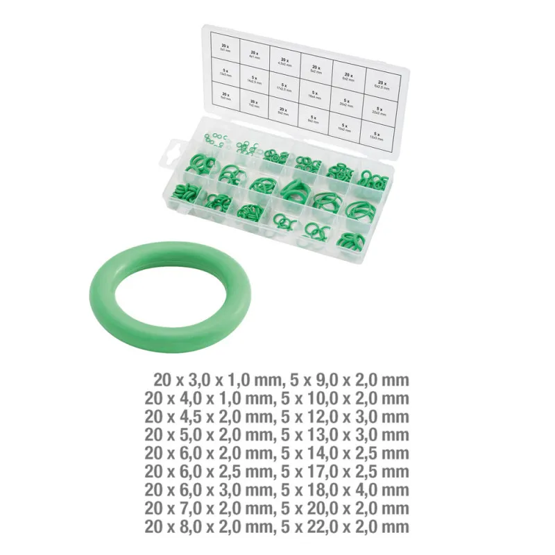 Assortiment de joints toriques pour climatisation HNBR x 225 KS TOOLS Garantie 2 An(s)
