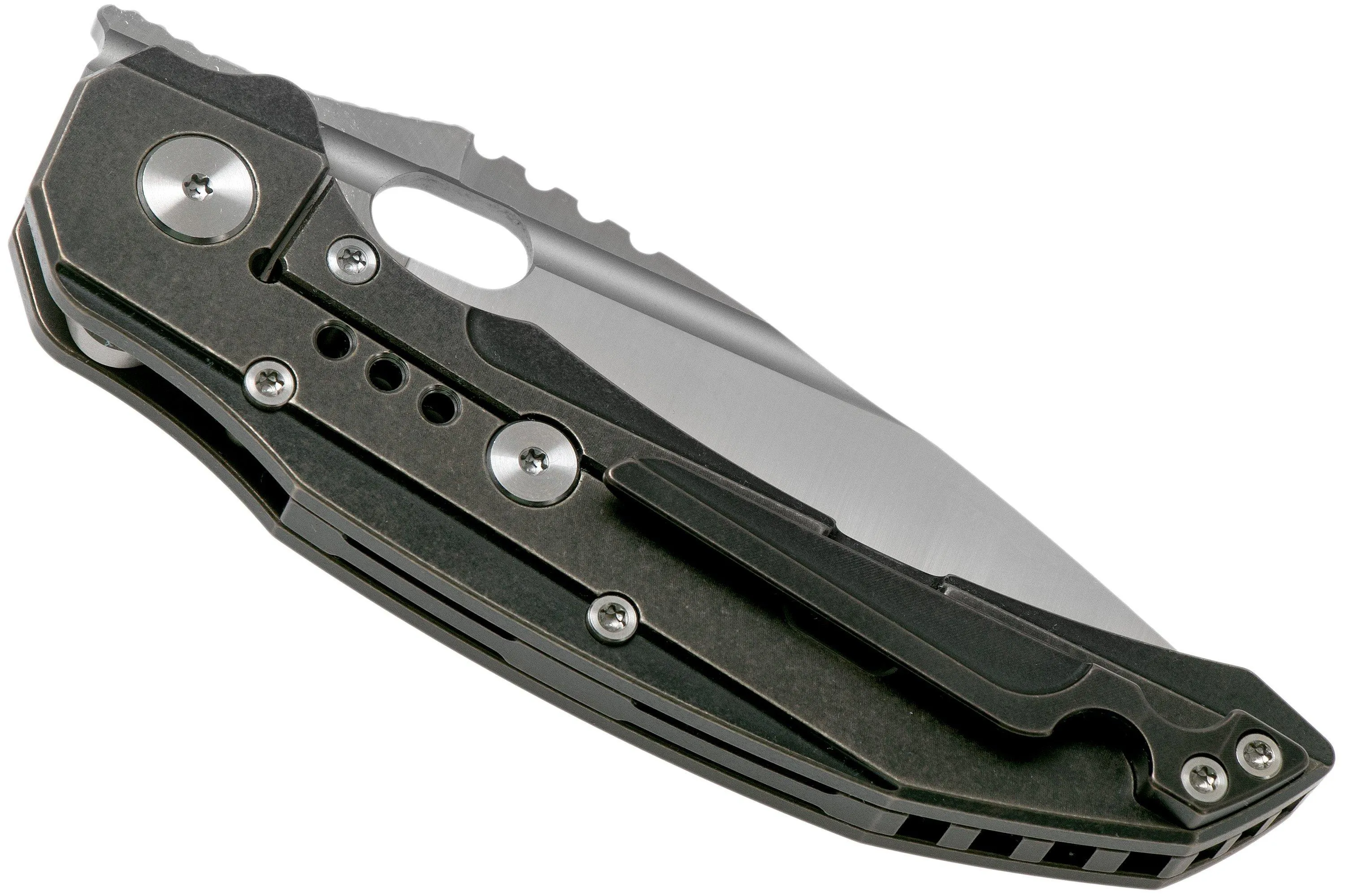 Bestech Exploit BT2005B Satin, Black couteau de poche