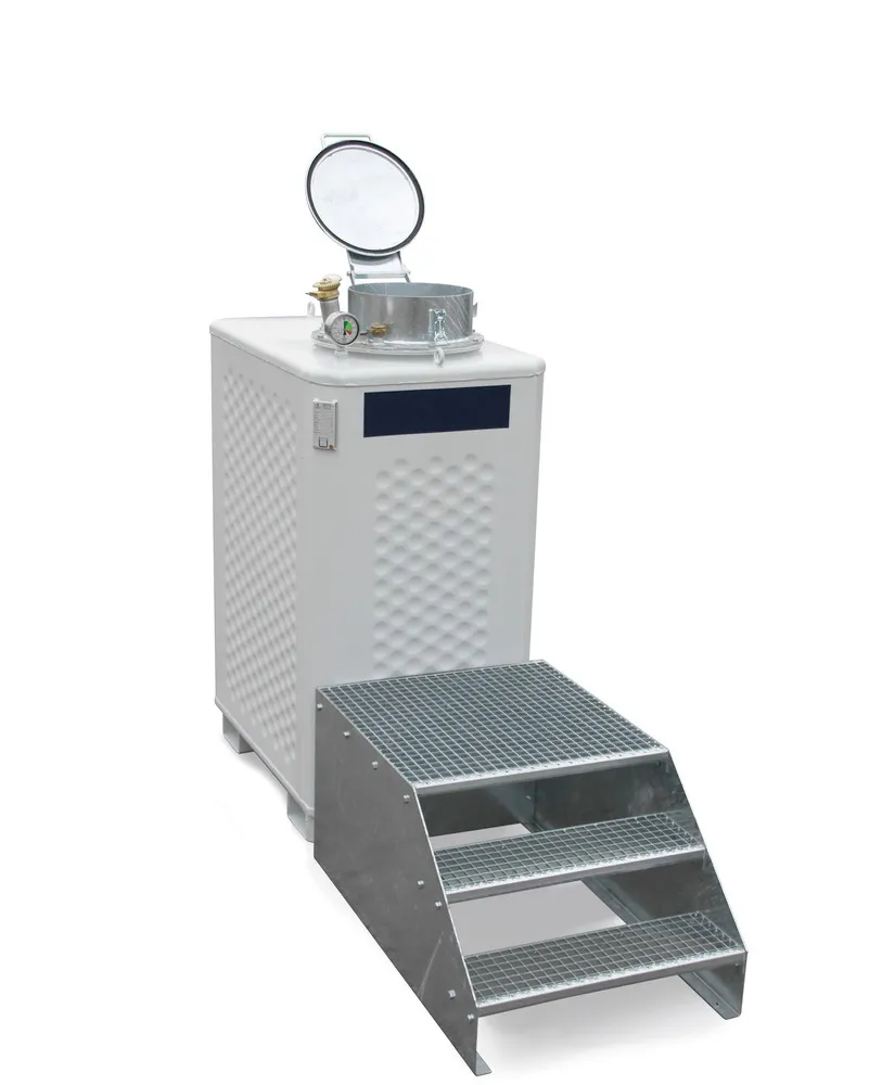 Cuve multi-usage MS-TSE 1300 L, peinte, pour liquides avec point d'inflammation supérieur à 55° C