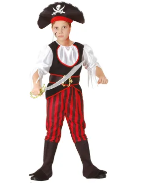 Déguisement pirate effet satiné garçon : Deguise-toi, achat de Déguisements enfants