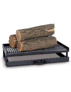 Grille de foyer en fonte avec bac à cendres 52x31x12 cm Farm Cook 