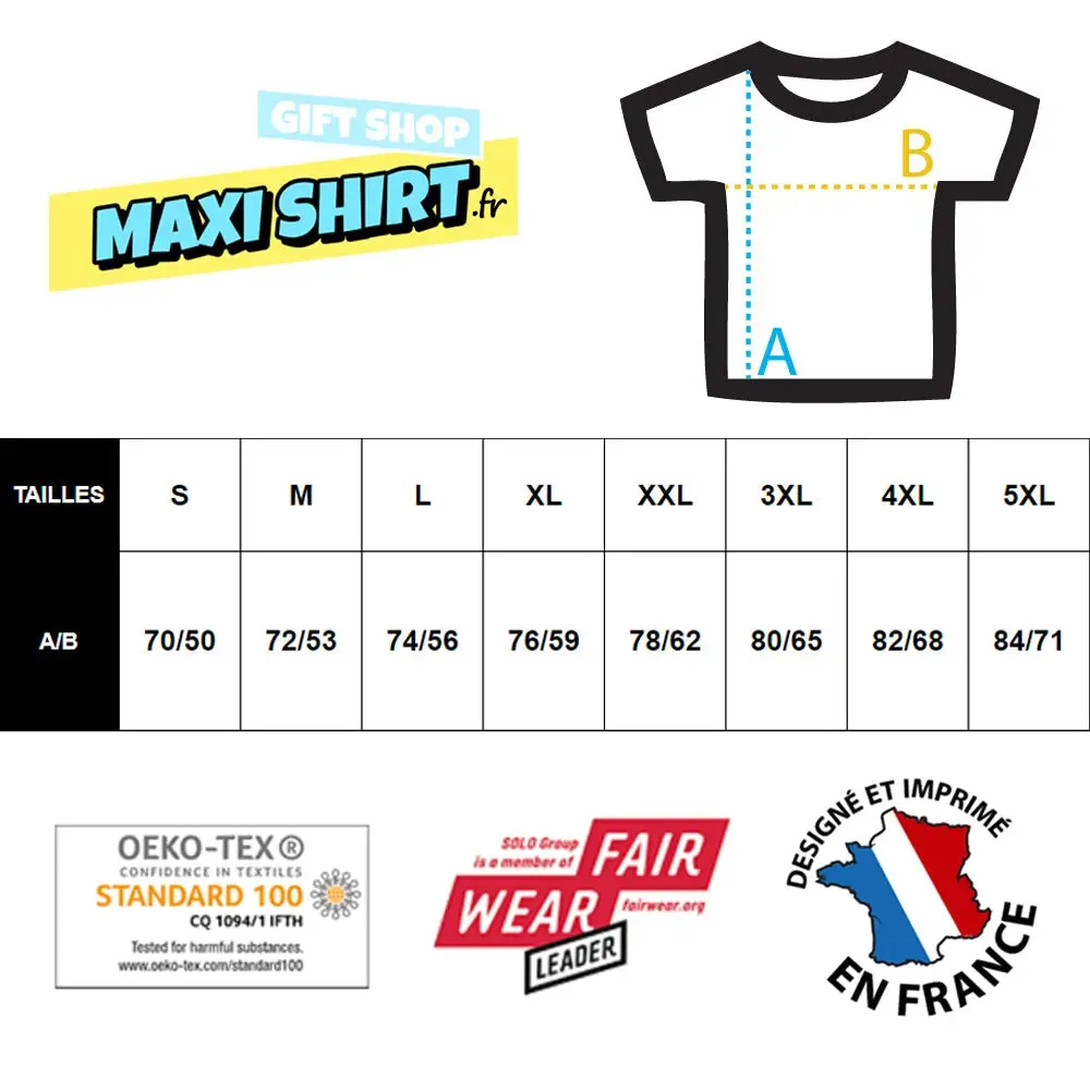 T-Shirt Homme drôle Toubib or no Toubib | idée cadeau médecin | 100% coton, gris chiné, coupe régulière